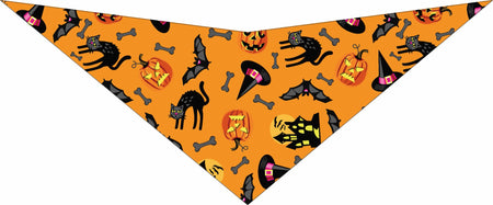 S3188 Halloween Bandana, Orange