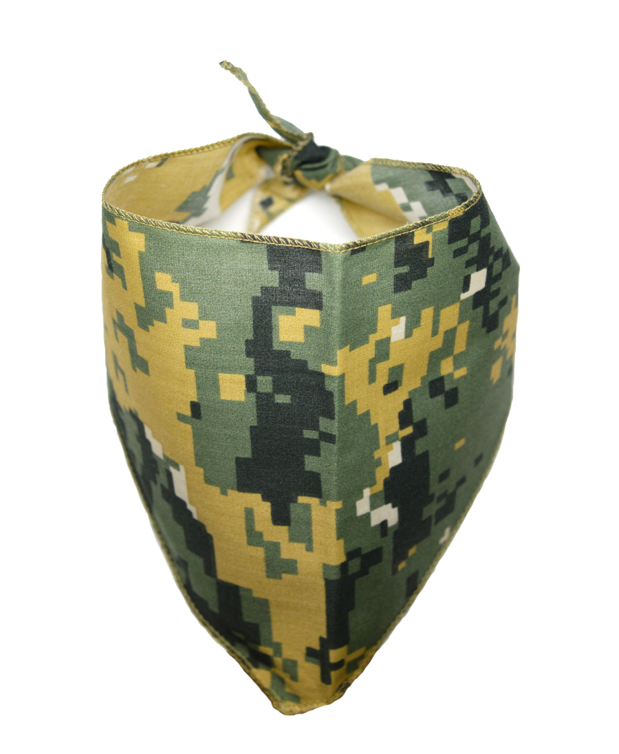 S3042 Digital Camo Bandana, Green