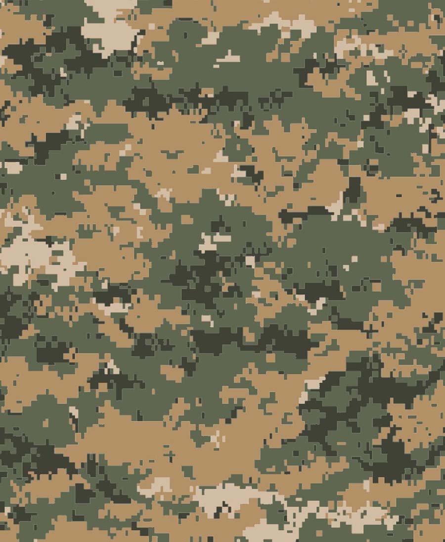 F7042 Digital Camo Dog Fabric, Green