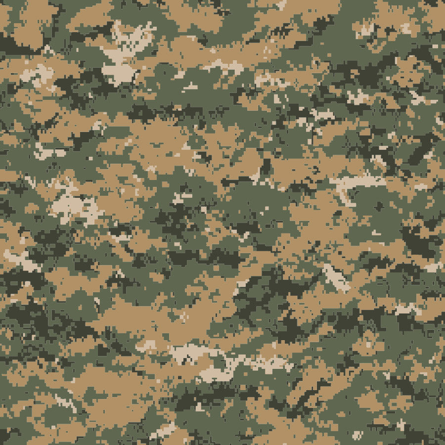 SQ3042 Digital Camo Bandana Green
