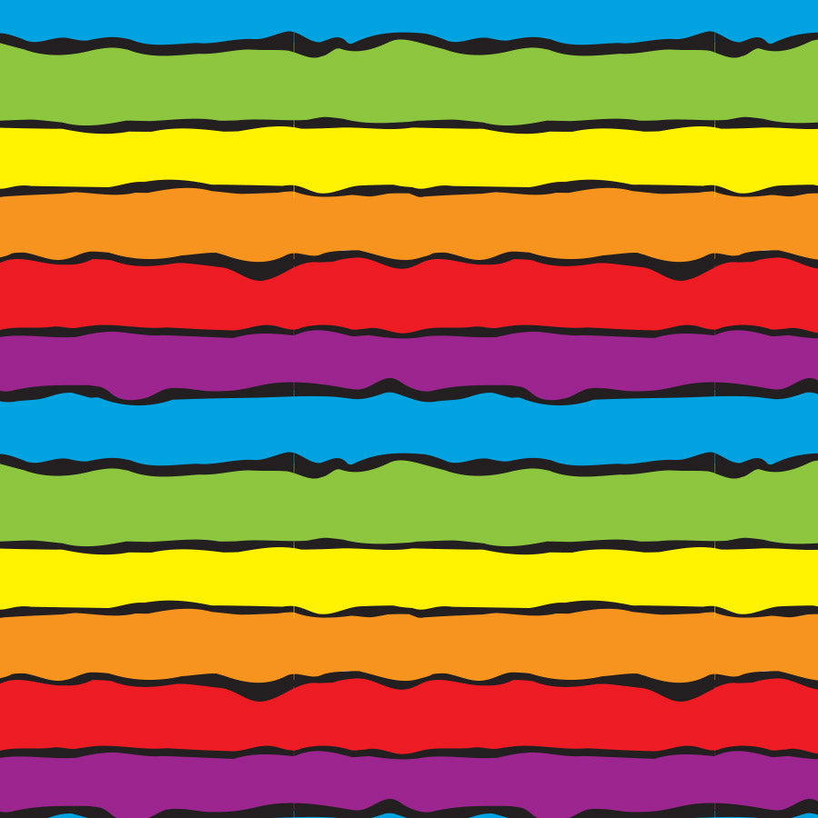 SQ3075 Rainbow Sunset Stripes Square, Striped