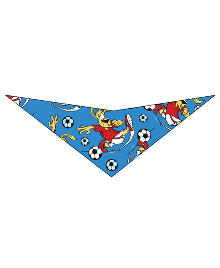 S3084 Soccer Football Doggie Bandana, Blue