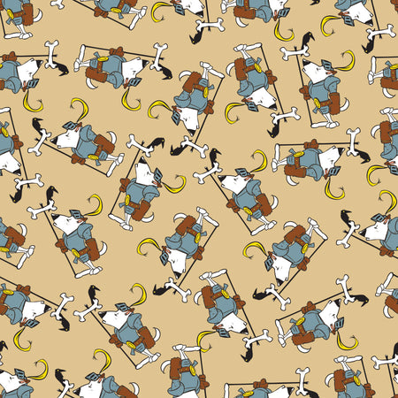 SQ3098 Night In Shining Armor Doggie Bandana, Brown