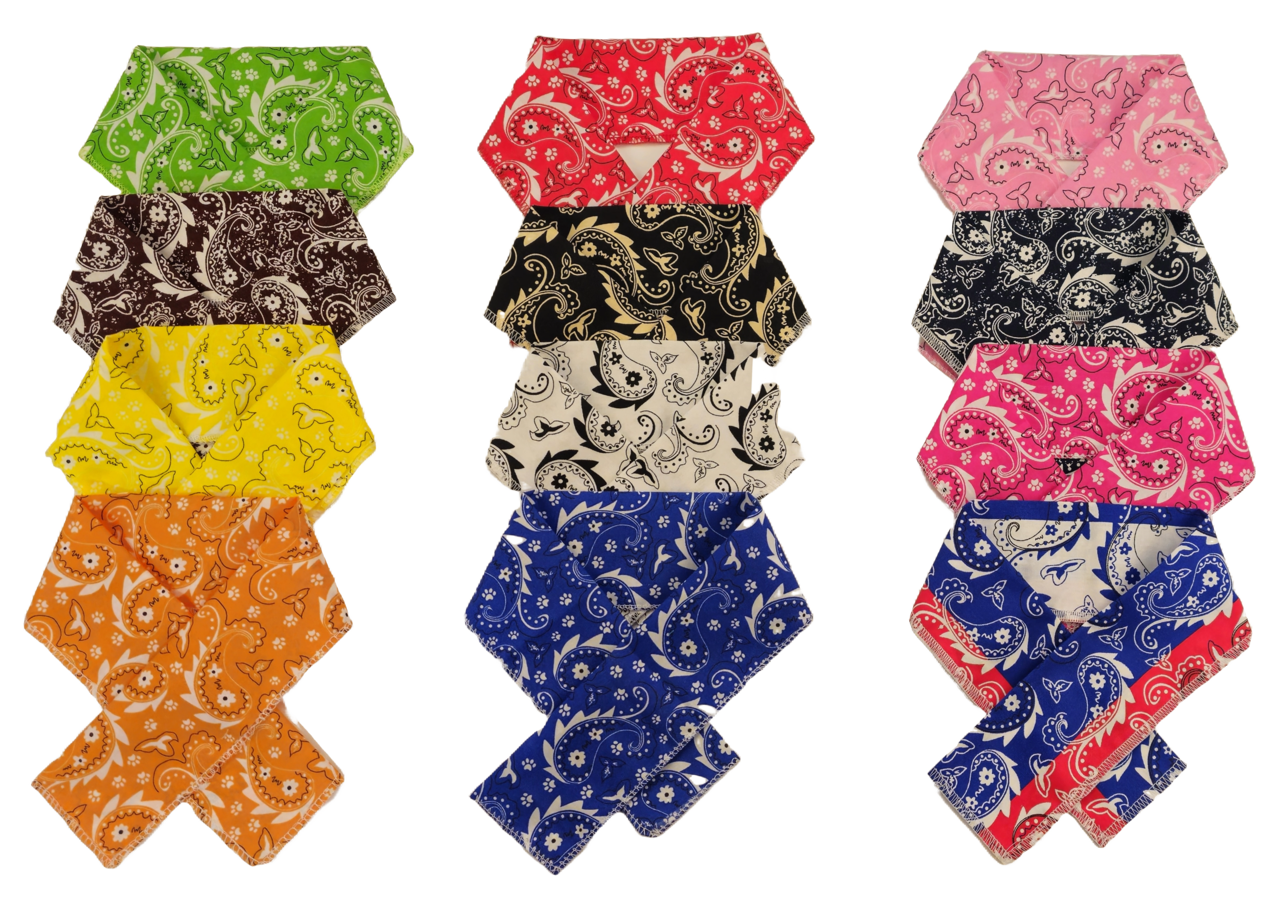 PKSCRF5 12 Assorted Patriotic Scarf 