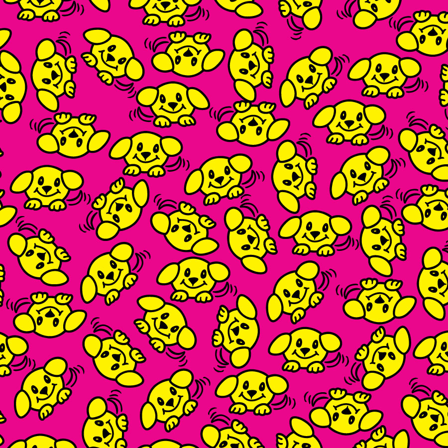 SQ3104 Smiley Face Doggie Bandana 