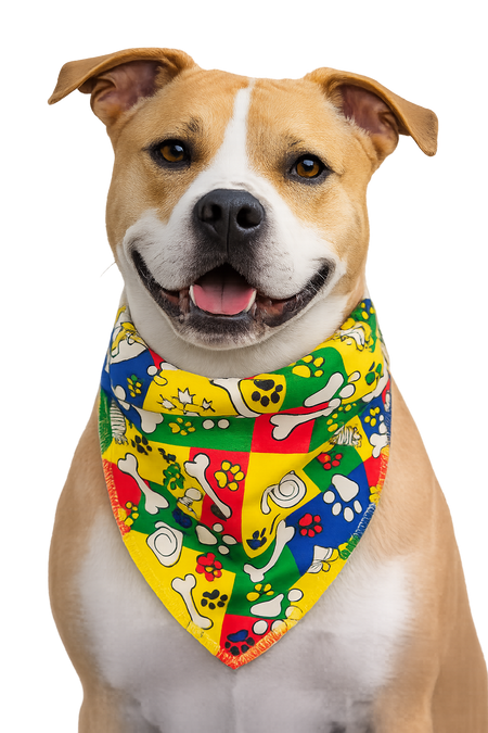 S3105 Paws & Bones Bandana
