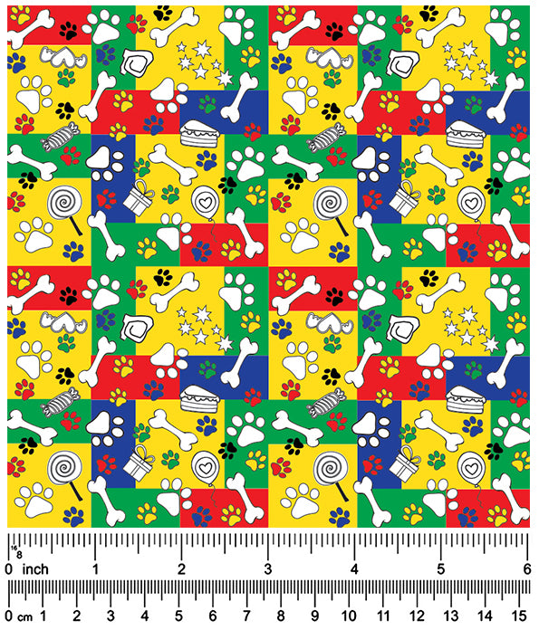 F7105 Paws & Bones Fabric