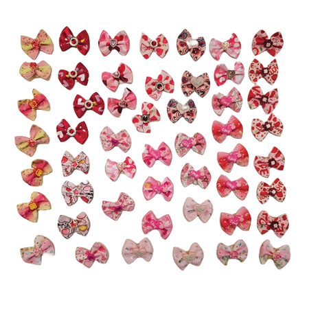 PKB7 24 Mix Pack Valentine's Day Bows