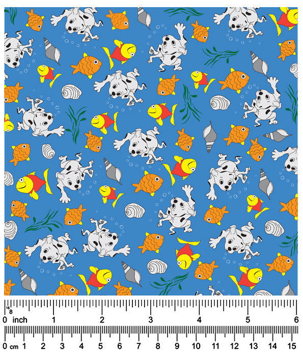 F7107 Summer Doggie Fabric