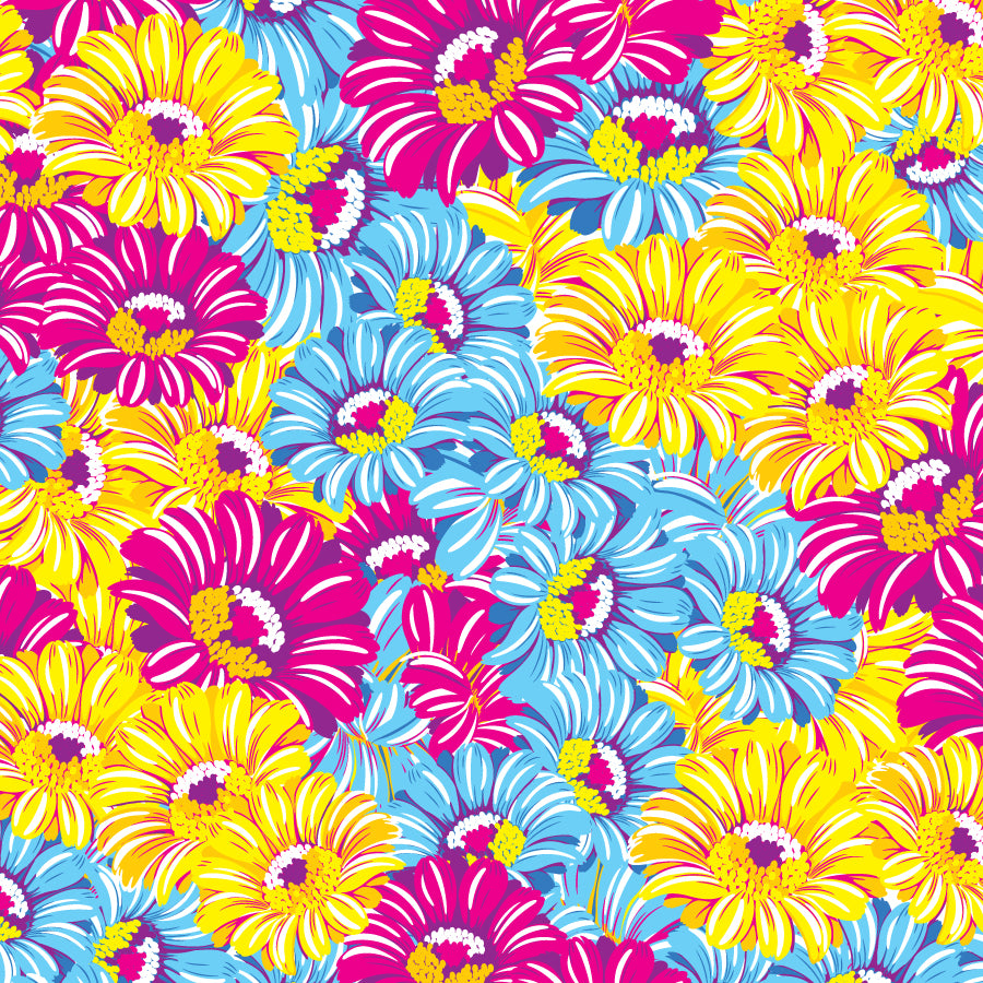 SQ3110 Fancy Floral Bandana