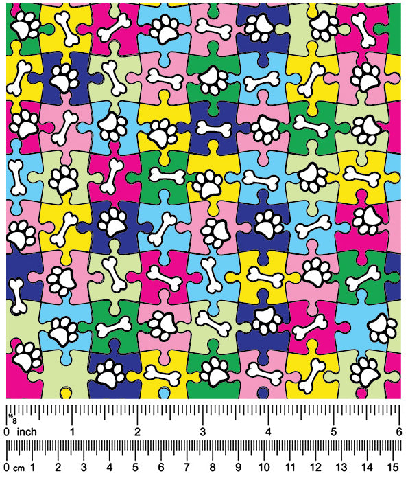 F7112 Paws & Bones Fabric