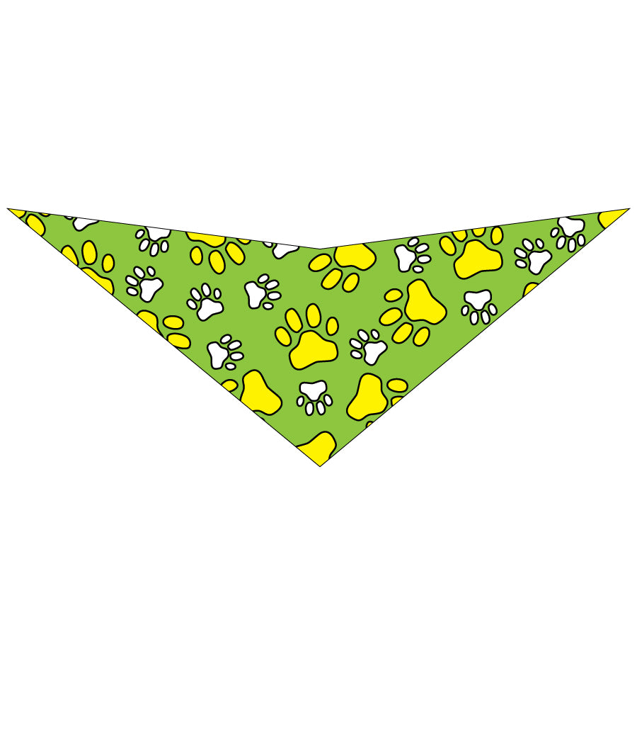S3116 Paws Bandana, Green