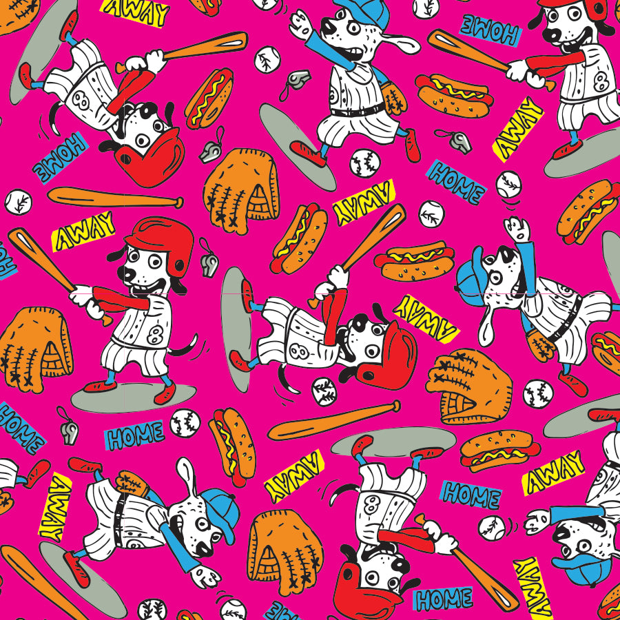 SQ3011 Doggie Square Bandana Pink