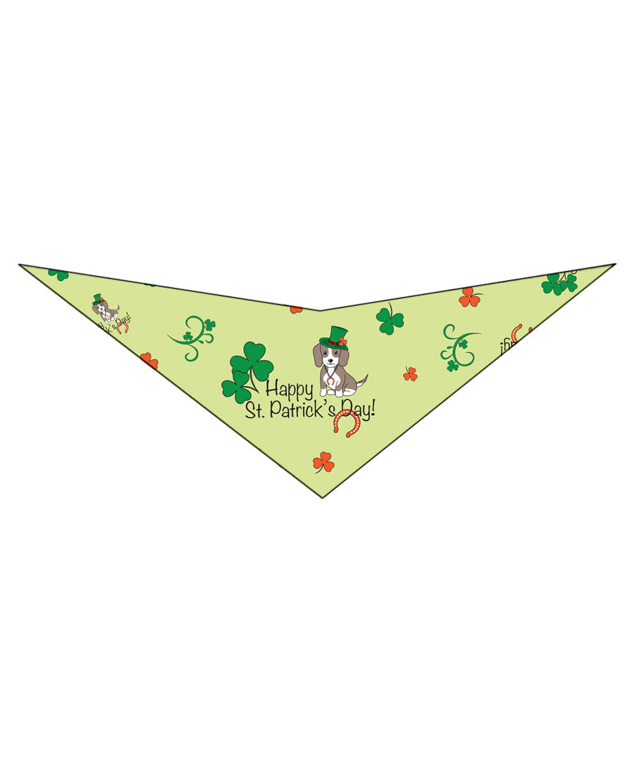 SA3121 Happy St. Patrick's Day Doggie Bandana, Green