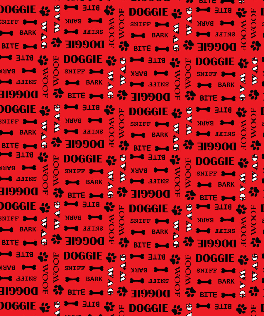 SQ3121 Doggie Bandana Red