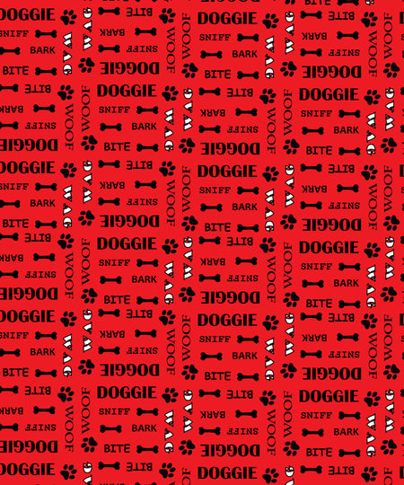SQ3121 Doggie Bandana Red