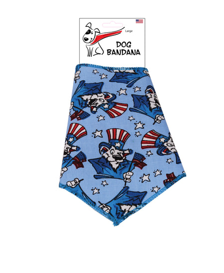 S3128 Uncle Sam Doggie Bandana, Blue