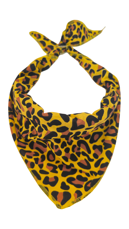 S3132 Leopard Print Doggie Bandana