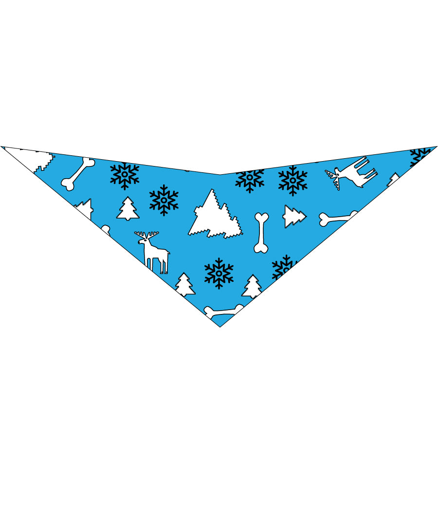 S3133 Christmas Bandana Blue