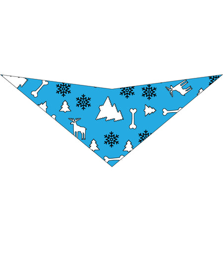 S3133 Christmas Bandana Blue