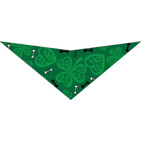 S3134 St. Patrick's Day Doggie Bandana, Green 