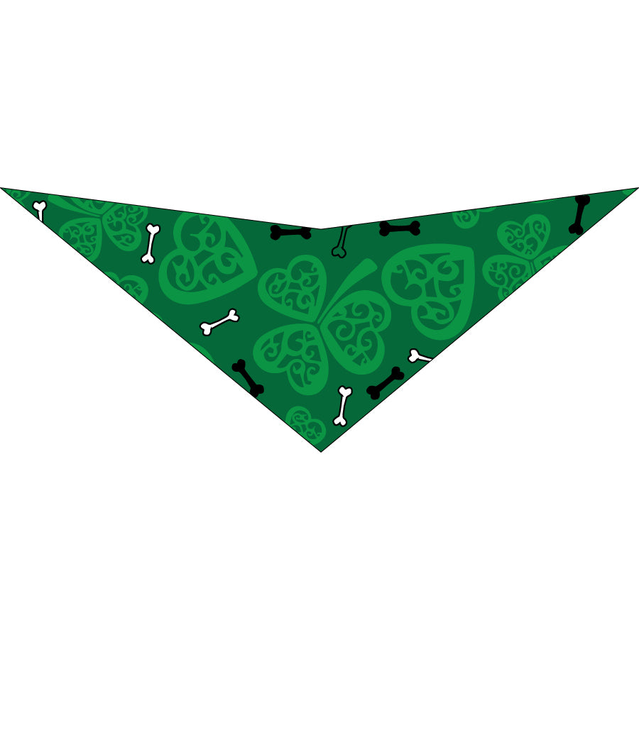 S3134 St. Patrick's Day Doggie Bandana, Green 