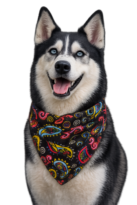 PKS2 60 Assorted PAISLEY Tieback Dog Grooming Bandanas / Groomers Bulk Package