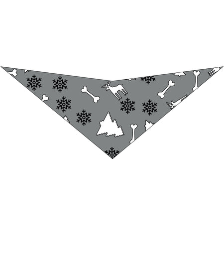 S3138 Holiday Bandana Grey
