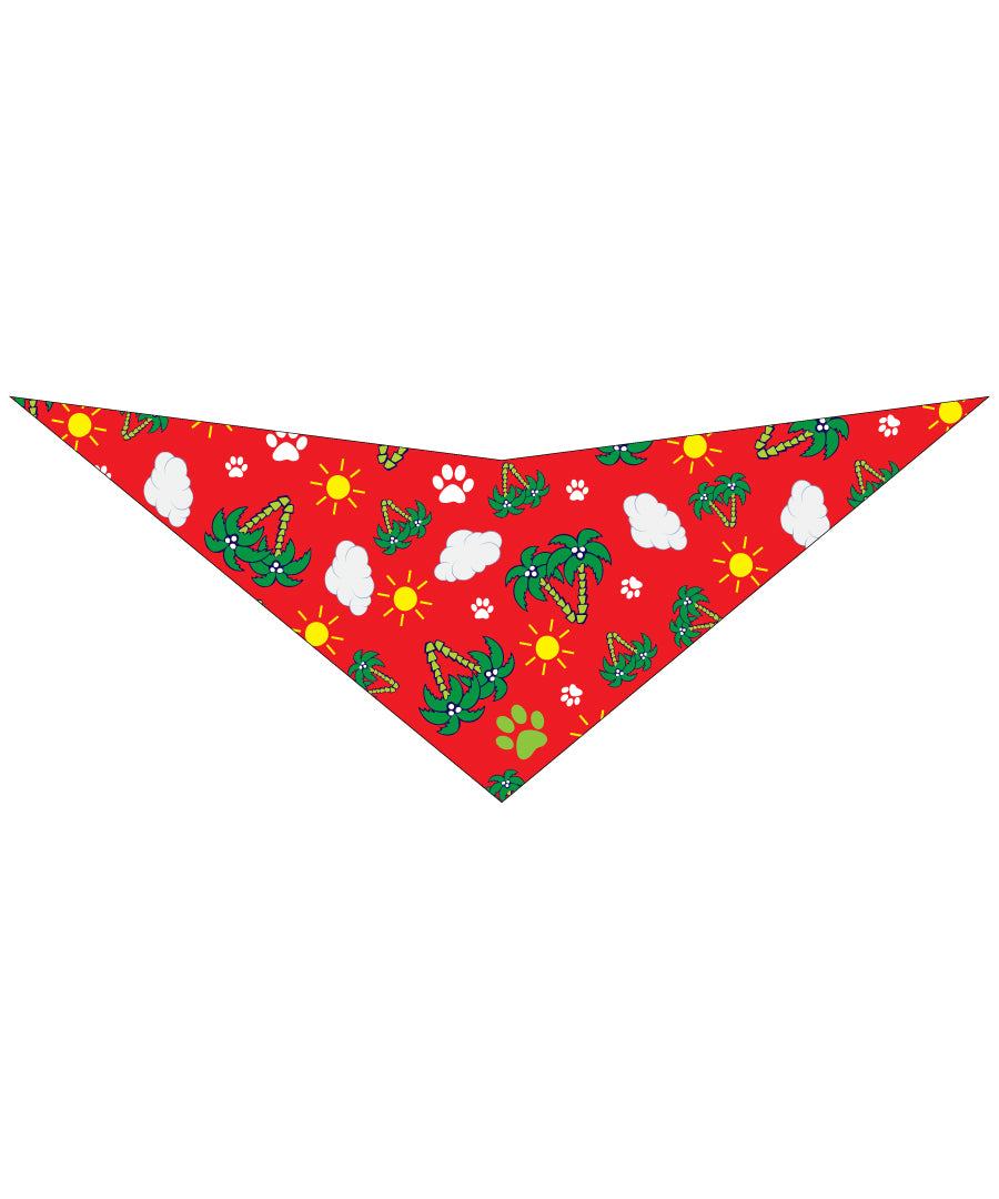 S3142 Summer Bandana Red