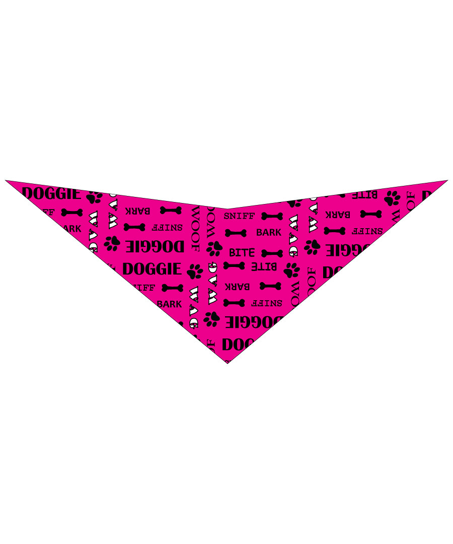 S3145 Doggie Bandana Hot Pink