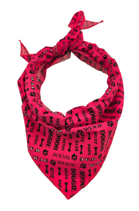 S3145 Doggie Bandana Hot Pink