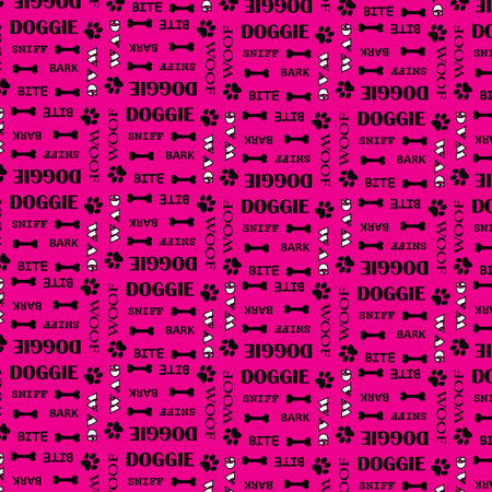 SQ3145 Doggie Bandana Hot Pink