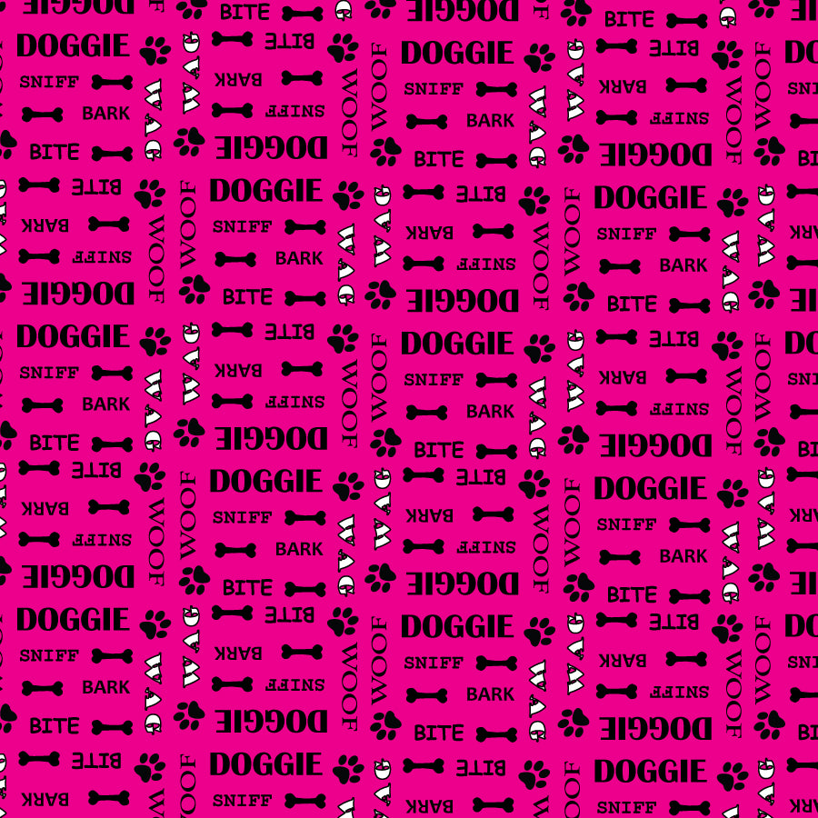 SQ3145 Doggie Bandana Hot Pink