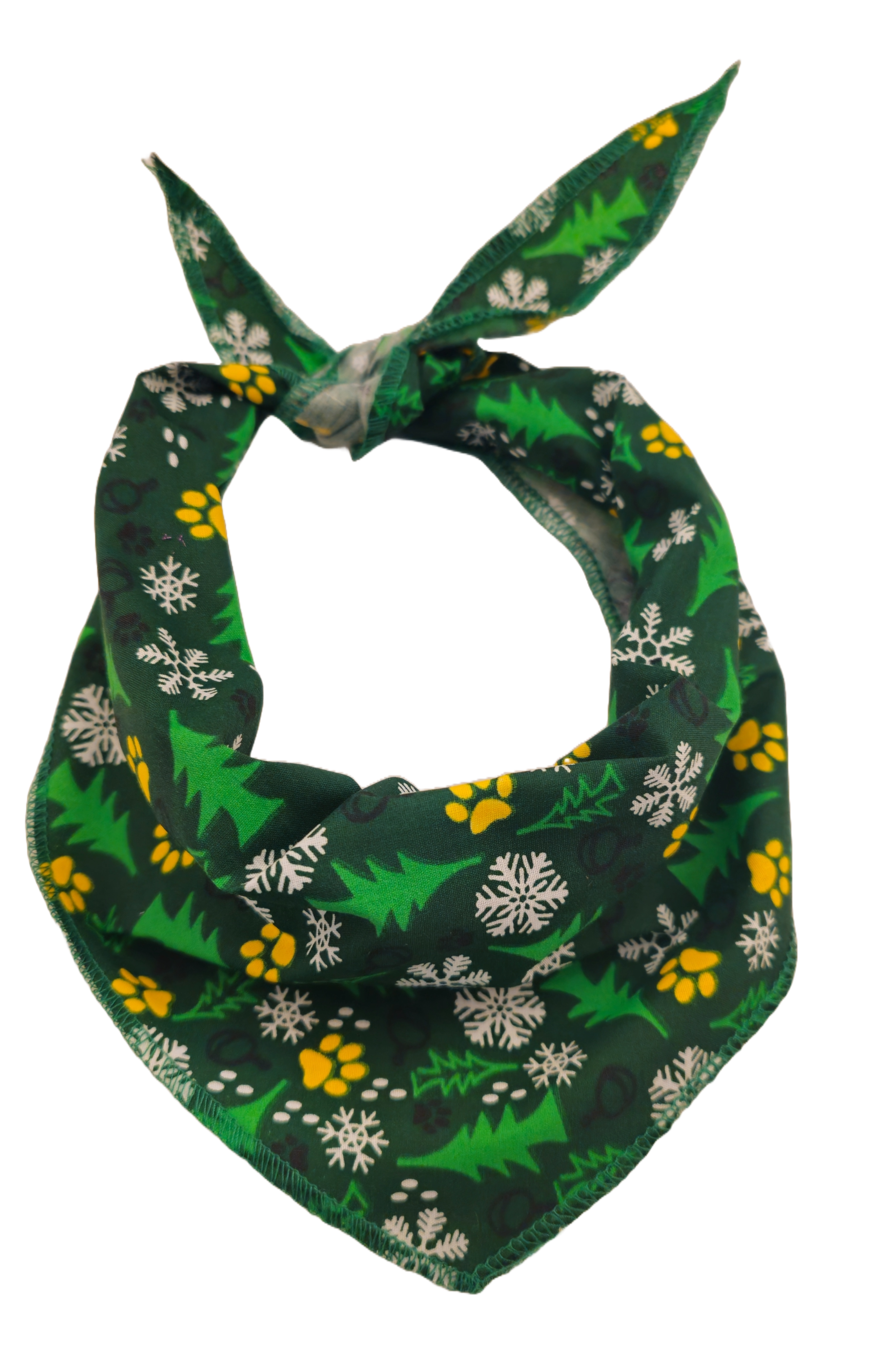 S3150 Christmas Bandana Green