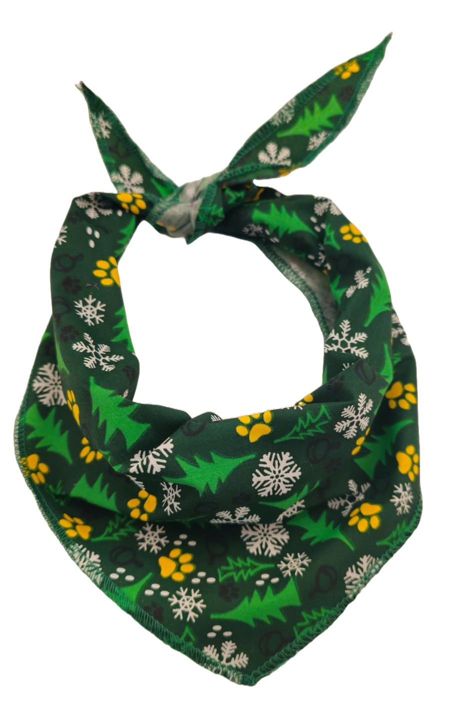 S3150 Christmas Bandana Green