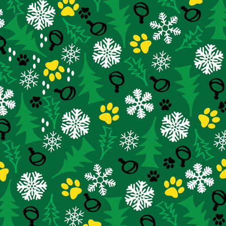SQ3150 Christmas Bandana Green