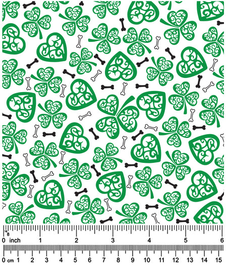 F7156 St. Patrick's Fabric Green