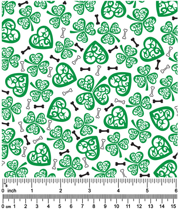 F7156 St. Patrick's Fabric Green