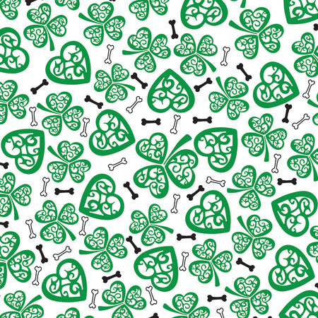 SQ3156 St.Patrick's Day Square Bandana Green