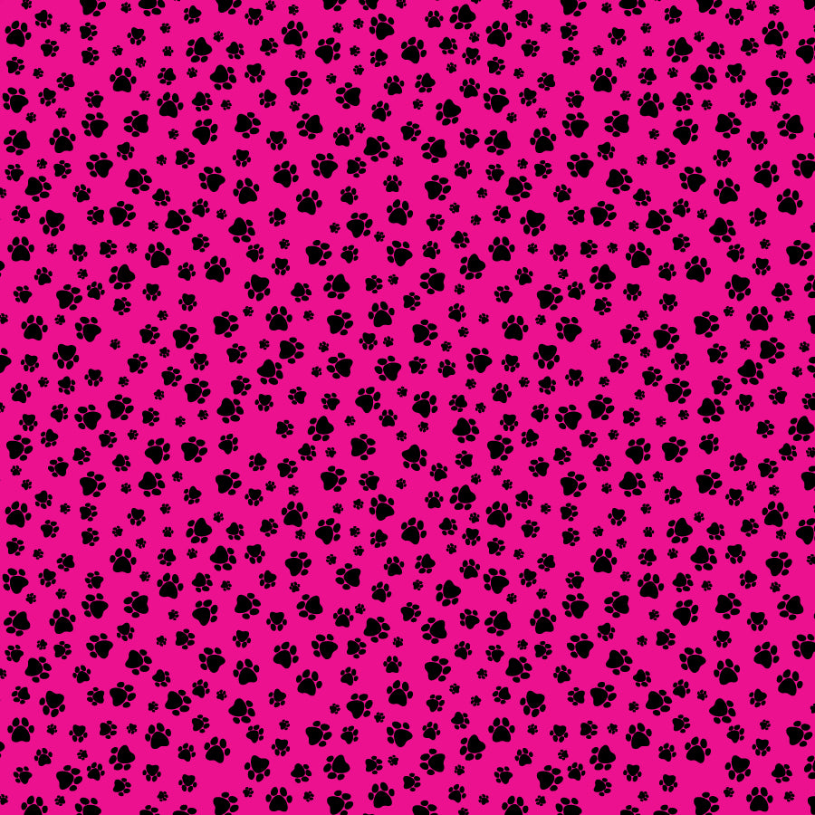 SQ3159 Tiny Pawprints Square, Pink
