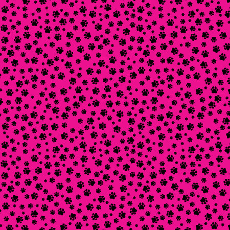 SQ3159 Tiny Pawprints Square, Pink