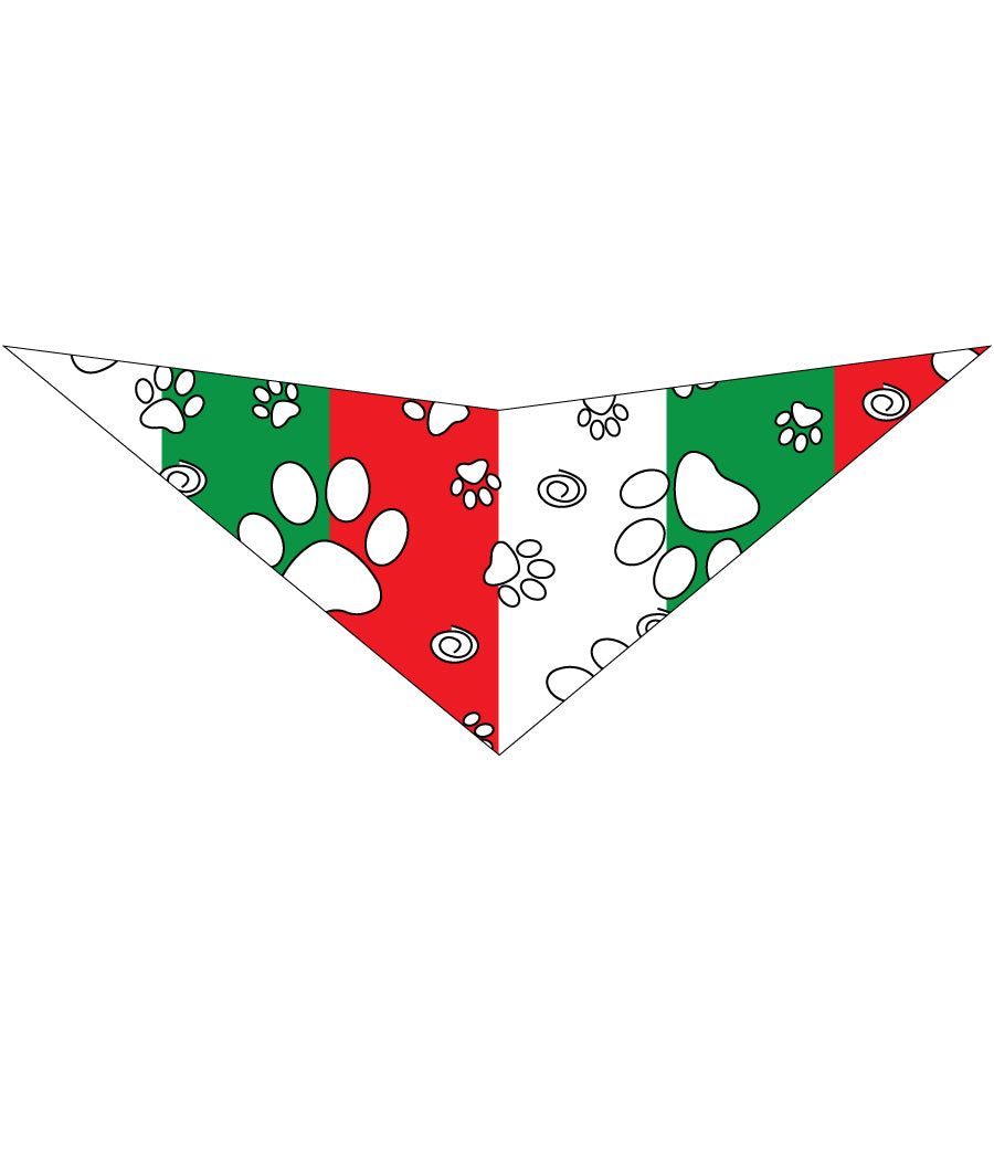 S3161 Three Colors Paws Bandana