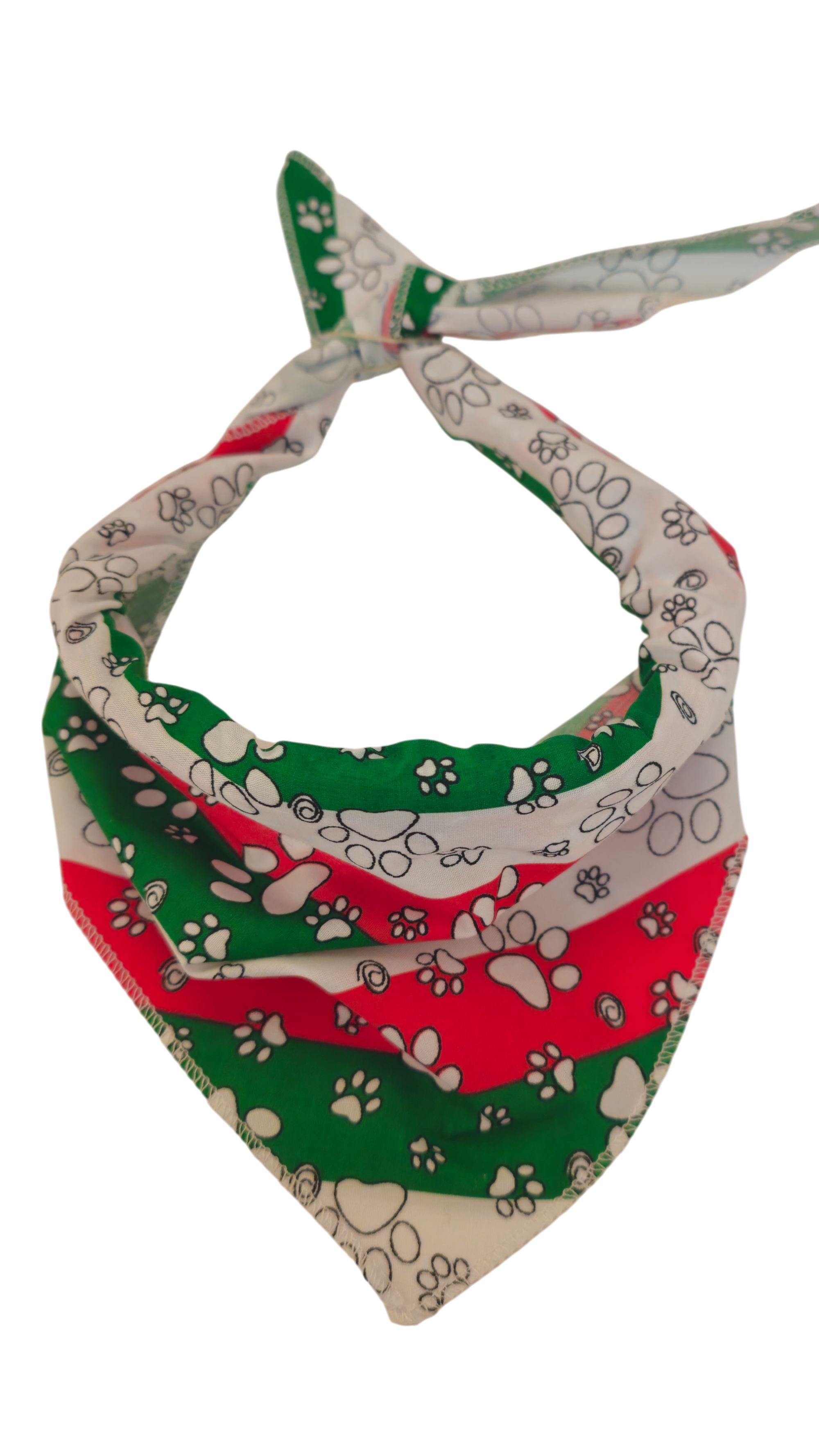 S3161 Three Colors Paws Bandana