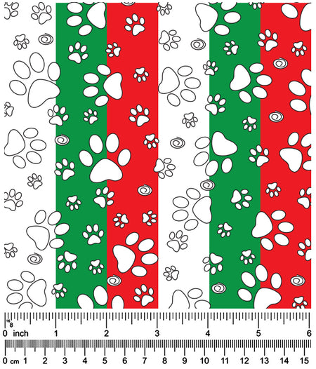 F7161 Paws & Bones Bandana