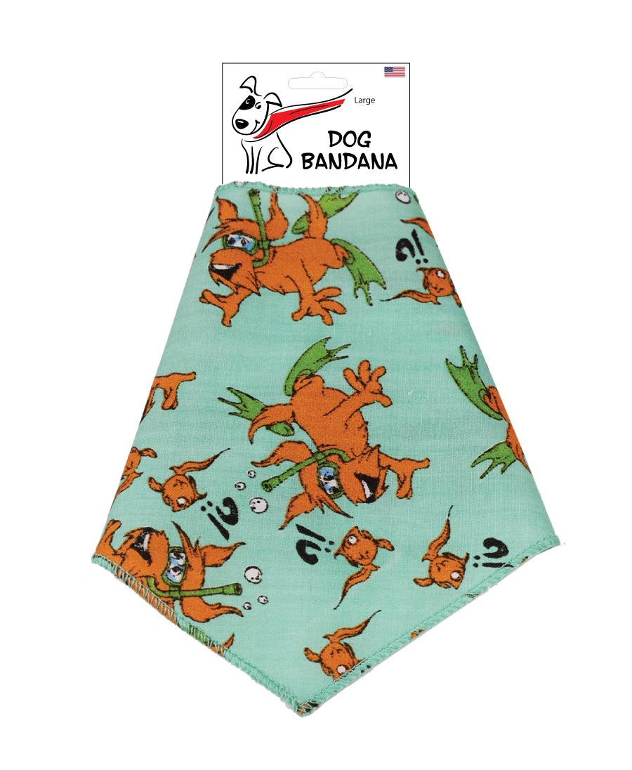 SA3164 Snorkel Doggie Bandana, Blue