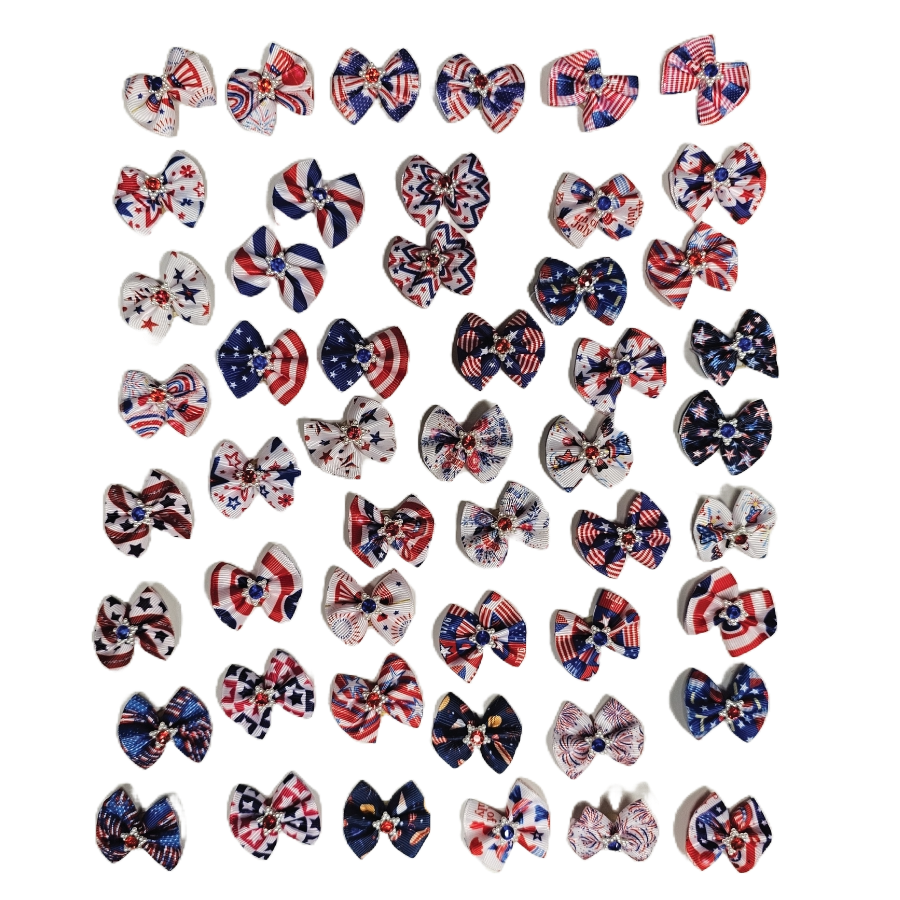 PKB5 24 Mix Pack Patriotic Bows