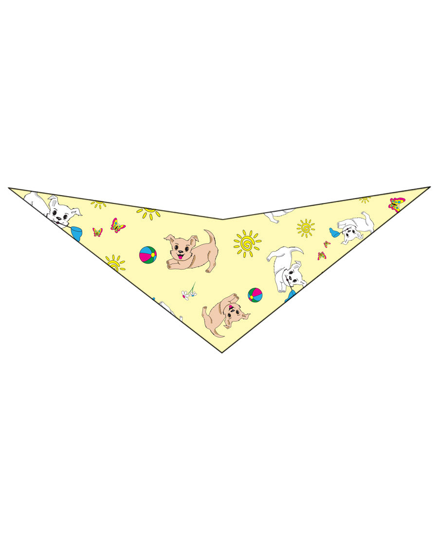 SA3169 Summer Playtime Doggie Bandana, Yellow