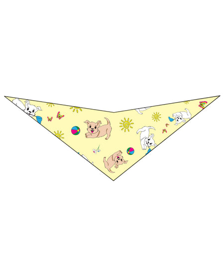 SA3169 Summer Playtime Doggie Bandana, Yellow