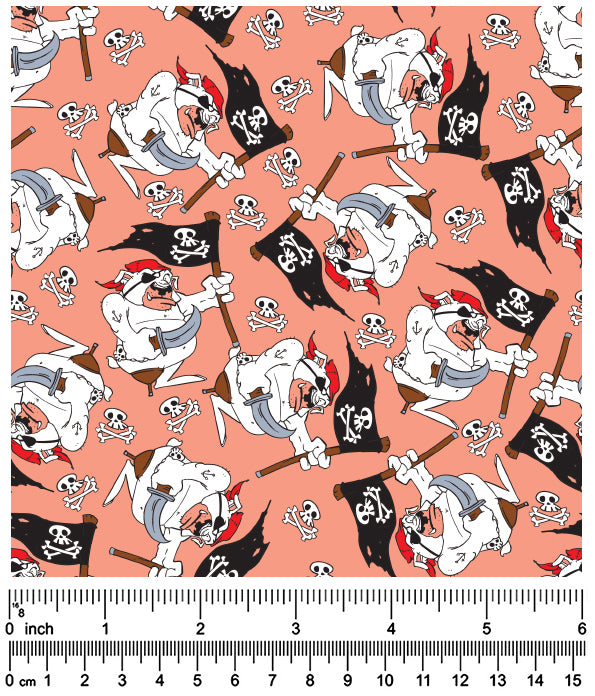 F7170 Pirate Doggie Fabric