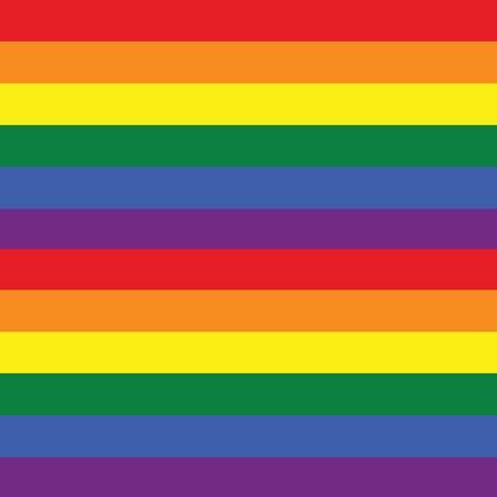 SQ3173 Rainbow Pride Stripes Doggie Bandana